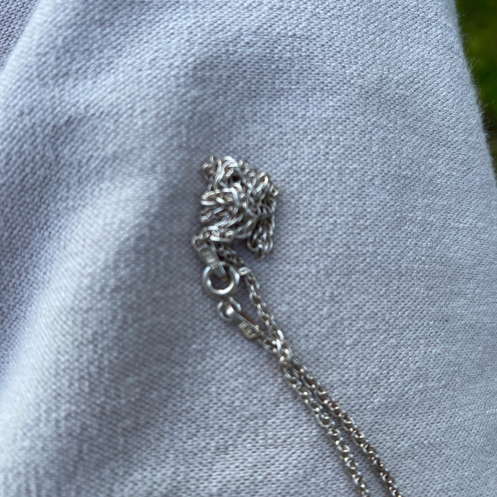 Sterling Amethyst And Ruby Pendant - image 6